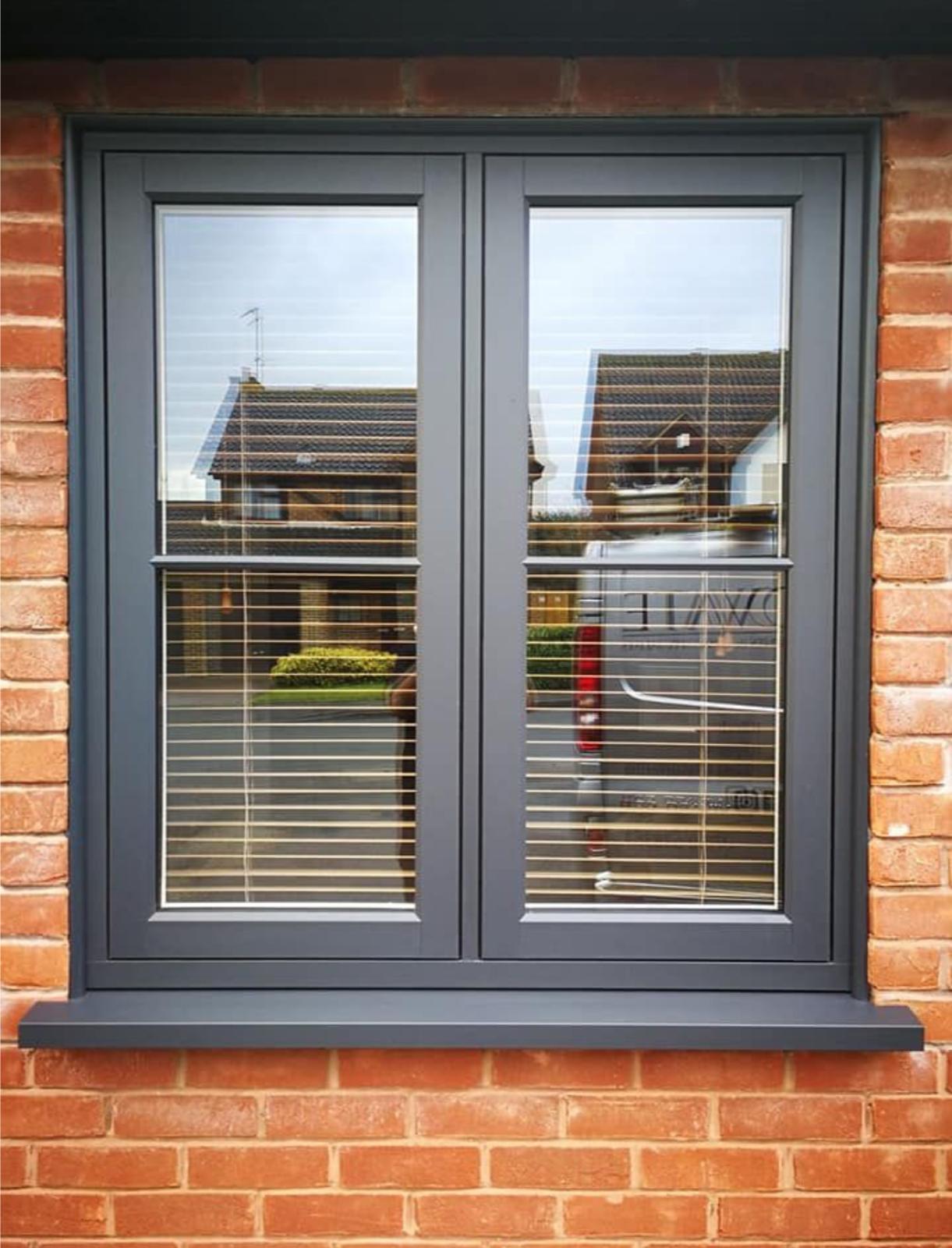 Antrasit Gri PVC Pencere Modeli 4